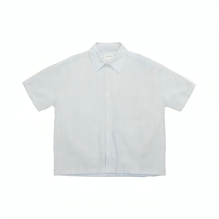 Pinstripe Baby Blue Polo