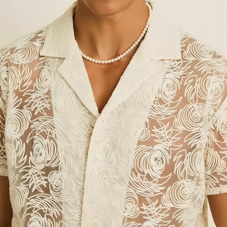 Summer Button-Up| Designed Mesh