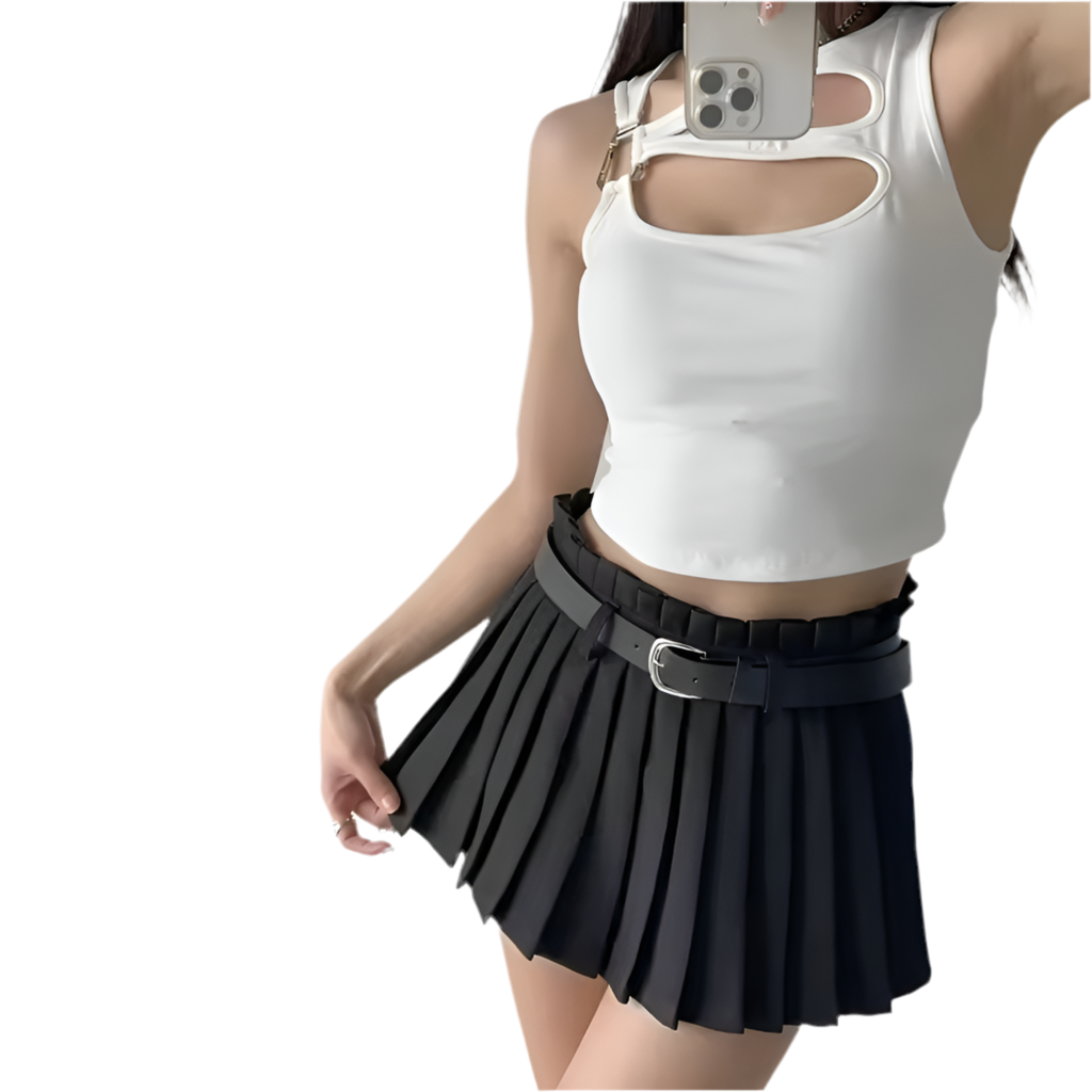 Pleated Tennis Skirt w/ Shorts