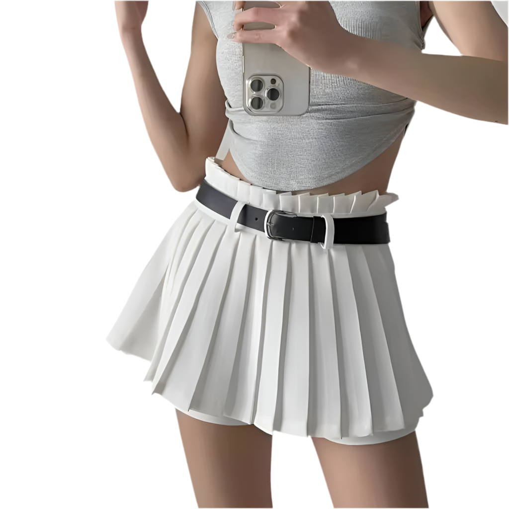 Pleated Tennis Skirt w/ Shorts