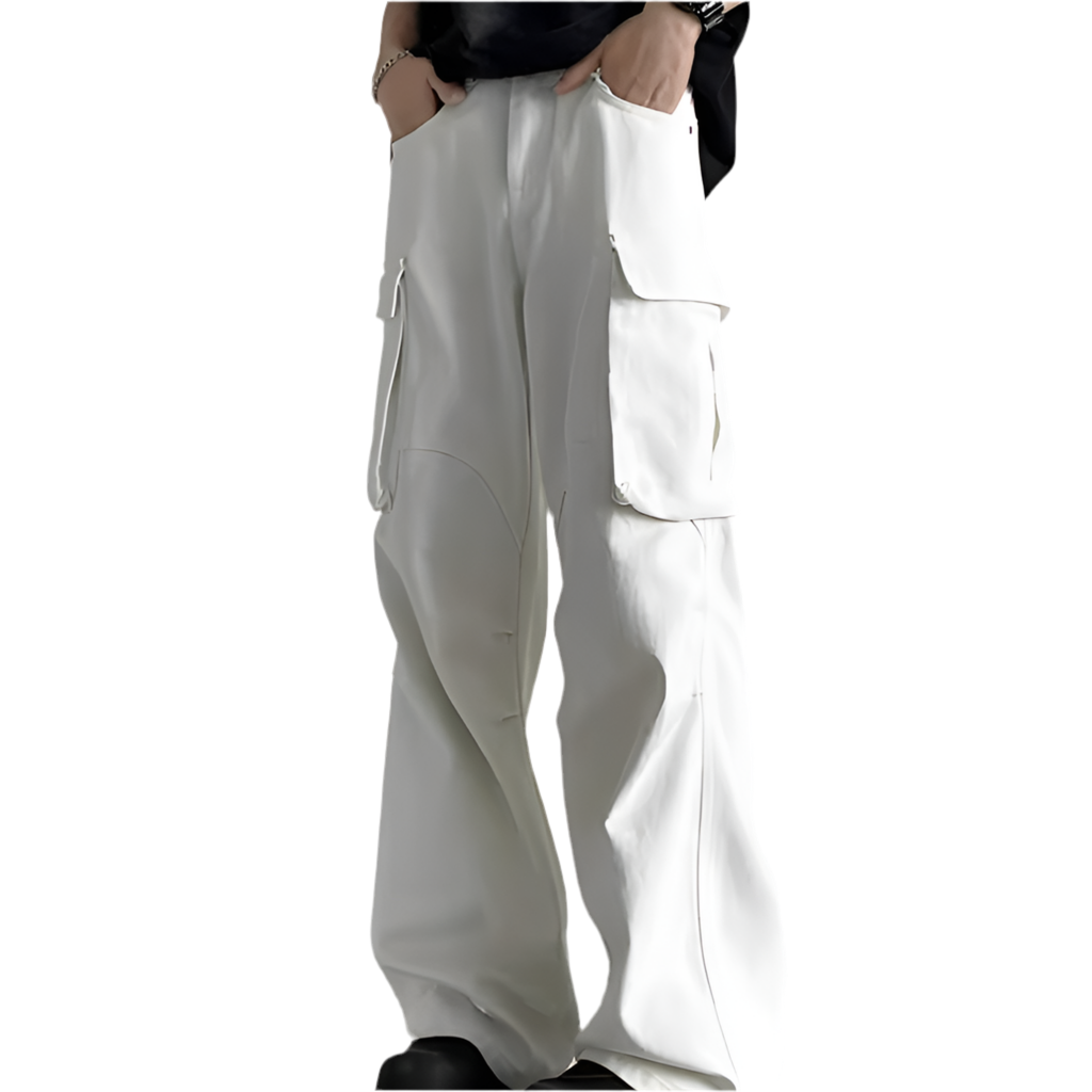 White Cargo Pants