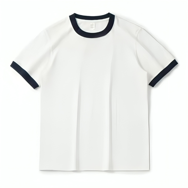 Casual Blank Ringer Tees