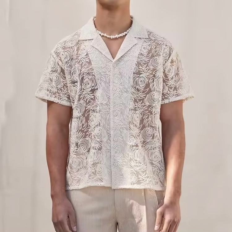 Summer Button-Up| Designed Mesh