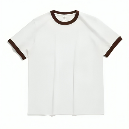Casual Blank Ringer Tees