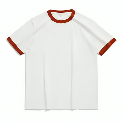 Casual Blank Ringer Tees