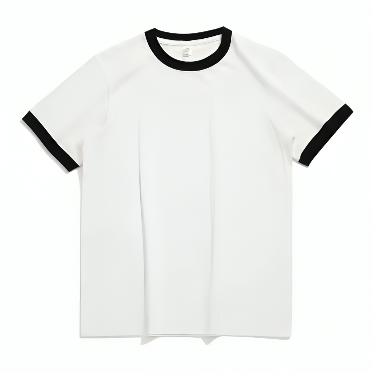 Casual Blank Ringer Tees