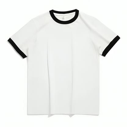 Casual Blank Ringer Tees