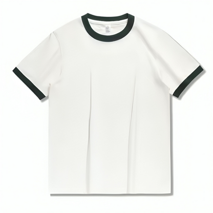 Casual Blank Ringer Tees