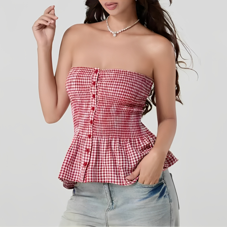 Strawberry Picnic Top