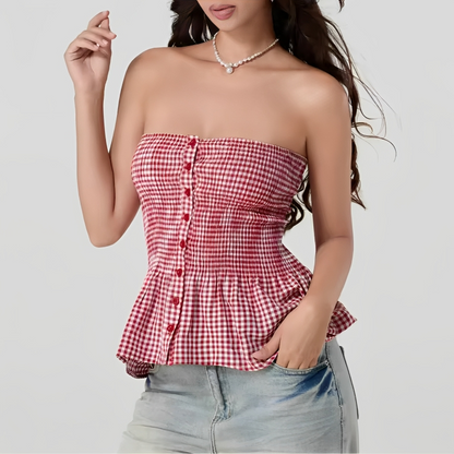 Strawberry Picnic Top