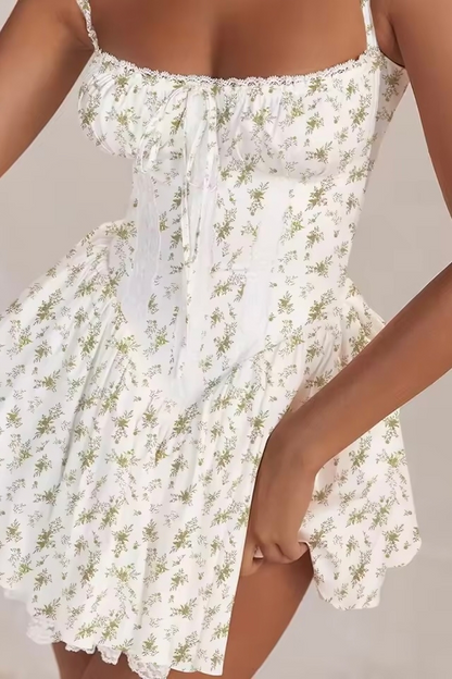 Floral Lace Corset Dress