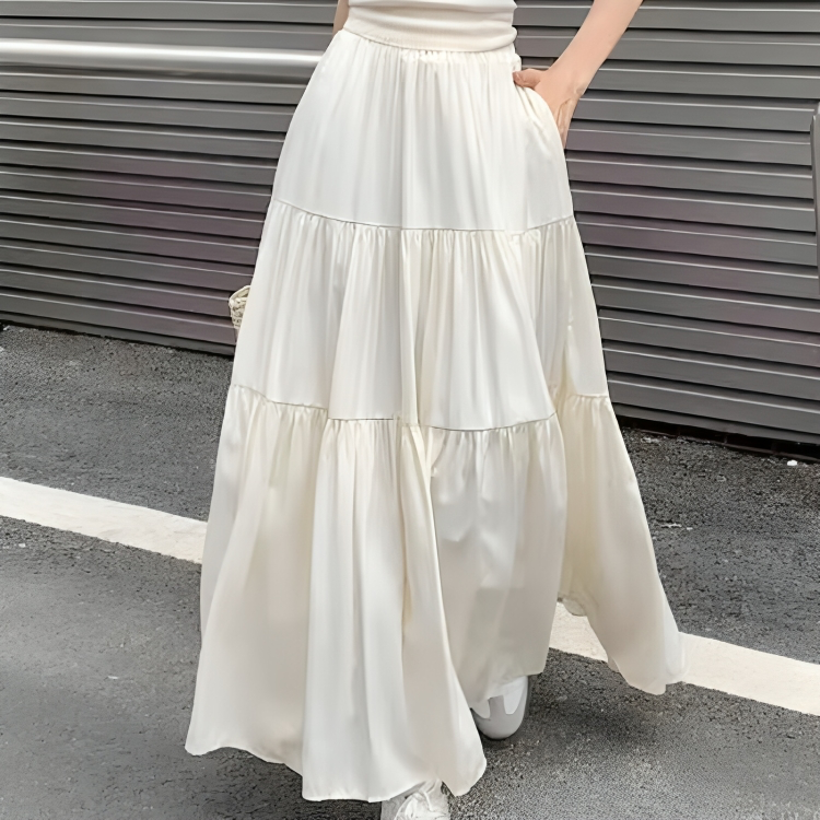 Celeste Tiered Maxi Skirt