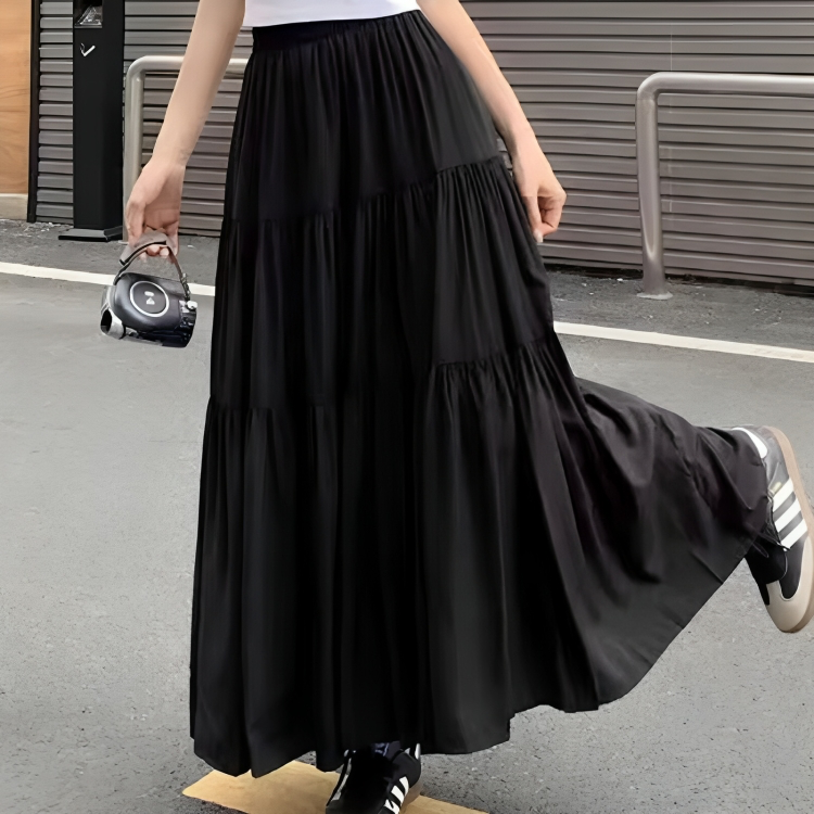 Celeste Tiered Maxi Skirt